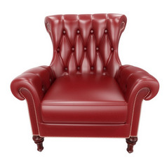 红色的xacomfortable办公室xaleather扶手椅古董xaboss扶手椅xaisolated白色背景概念为免费的位置职业生涯头猎人