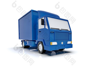 蓝色的玩具商业交付<strong>卡车白色</strong>背景孤立的模板元素信息图表邮政<strong>卡车</strong>表达快交付蓝色的xadelivery<strong>卡车</strong>图标运输服务包装运