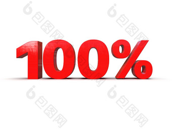 插图一个几百百分比标志红色的百分比折扣标志白色背景特殊的提供折扣标签确认xabutton验证标签过程象征