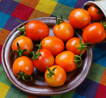越南农业产品特写镜头新鲜的番茄红色的tomatos<strong>营养</strong>有机<strong>水果</strong>丰富的维生素-胡萝卜素番茄红素健康的食物经常使用可以防止乳房癌症风险