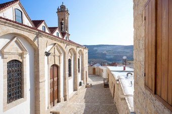 片段的基科斯修道院troodos塞浦路斯片段的基科斯修道院troodos