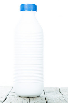 瓶牛奶孤立的白色背景