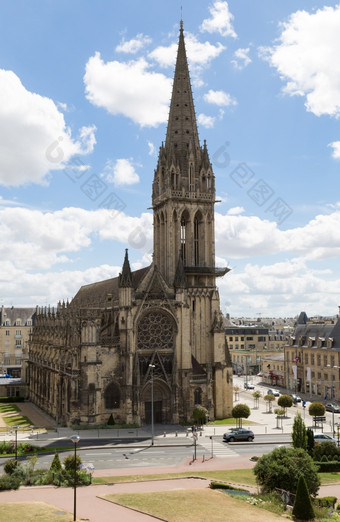 的教堂圣皮尔<strong>罗马天主教</strong>教堂专用的圣彼得位于的中心卡昂诺曼底北部法国