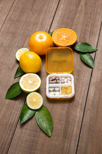 柑桔类水果和药盒