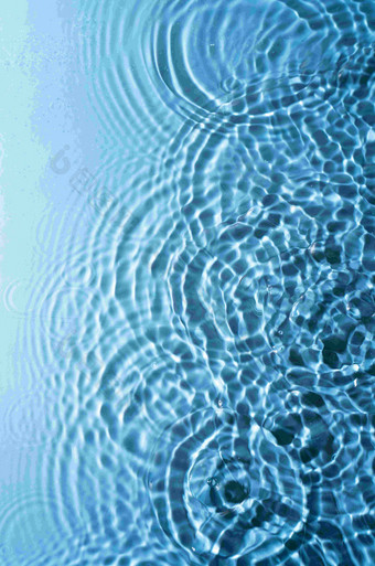 水面波纹抽象圆形高端摄影