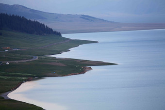 新疆赛里木湖风光摄影氛围摄影