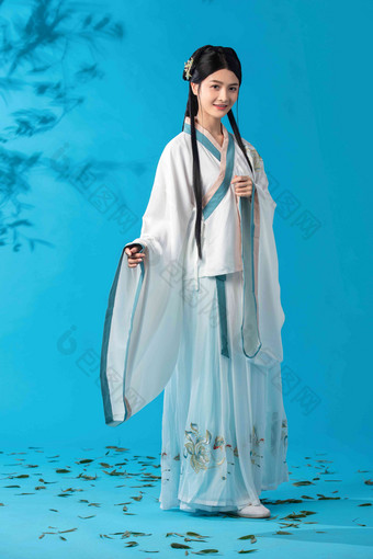 古风美女美女汉服传统文化青年女人高清照片