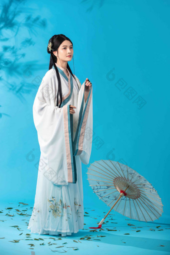 古风美女美女汉服传统文化青年人氛围图片