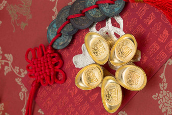 中国古币准备氛围摄影