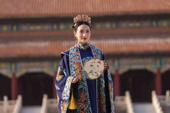 故宫古装美女女人古典式亚洲人高端拍摄