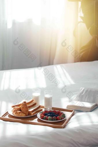食品早餐无人写实摄影图