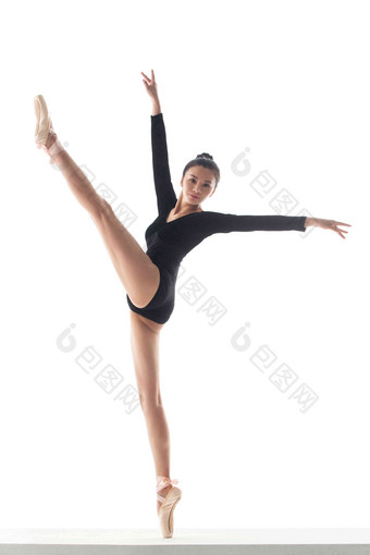 青年<strong>芭蕾舞</strong>艺术高雅女性特质高端摄影图