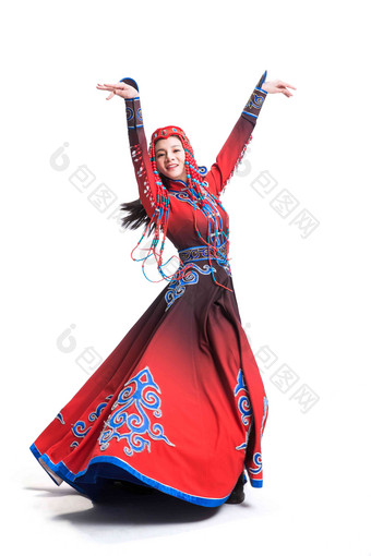 蒙古族女人艺术传统服装艺术家