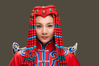 蒙古族女人肖像摄影中国人写实场景
