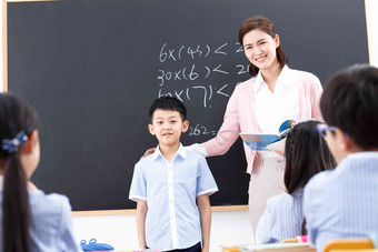 女教师小学生女孩梦想学龄儿童高端场景