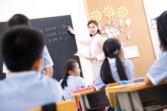 女教师小学生童年<strong>关爱</strong>生活方式高清相片