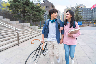 大学生情侣大学青年友谊青年女人影相