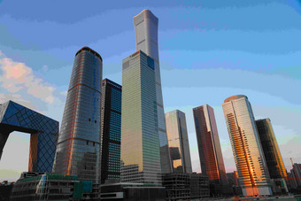 北京国贸高楼大厦