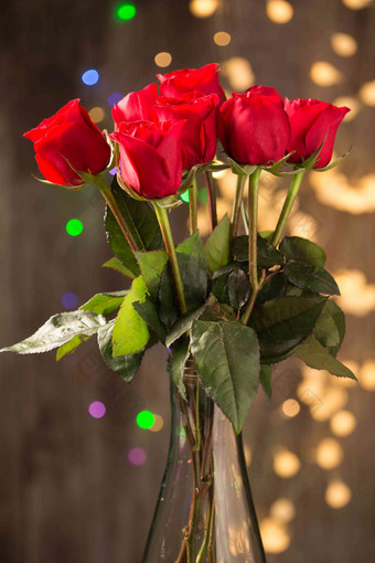 红玫瑰花朵写实影相