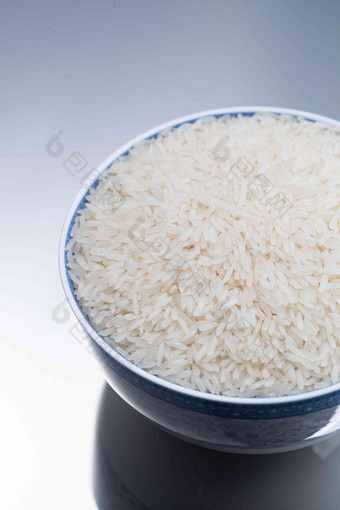 一碗长粒香米饮食摄影