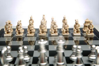 静物象棋商务雕塑国家素材