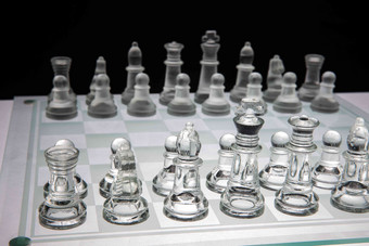国际象棋概念棋盘敌对氛围摄影