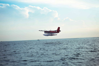 海上滑翔机环境摄影