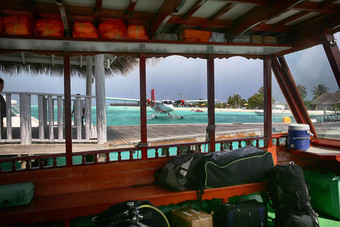 马尔代夫海景航行彩色图片写实影相