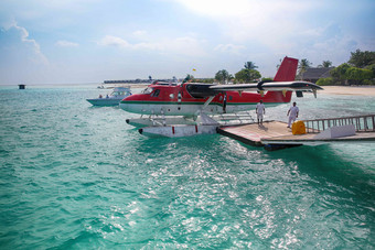 马尔代夫海景运输人高端镜头