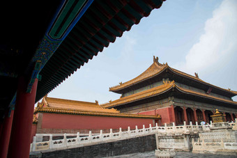 北京故宫中国古老的高端场景