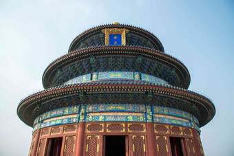 北京天坛祈年殿古典式摄影