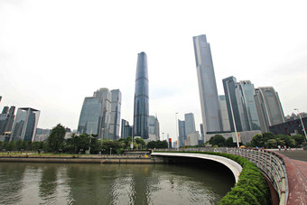 广州珠江新城广东省公路摩天大楼高端图片