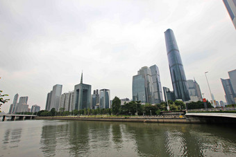 广州珠江新城羊城城市新的氛围拍摄