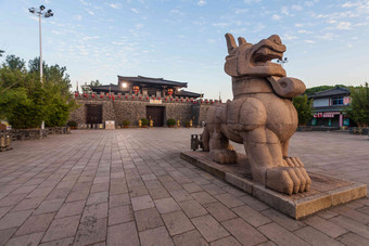 无锡三国城江苏省传统中国元素高清图片