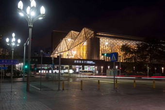 广东省<strong>深圳</strong>城市<strong>建筑</strong>夜景