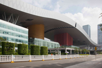 深圳建筑市民中心新的迅速清晰图片