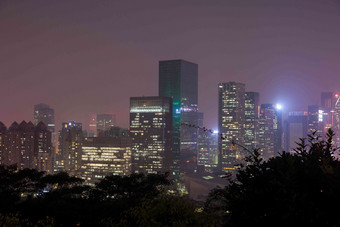 广东省深圳莲花山夜景