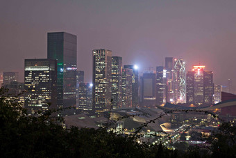 广东省深圳莲花山夜景