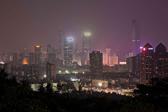 广东省<strong>深圳莲花山</strong>夜景