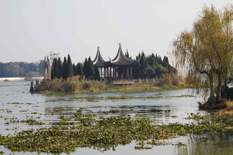 昆山锦溪古镇户外中国自然美照片