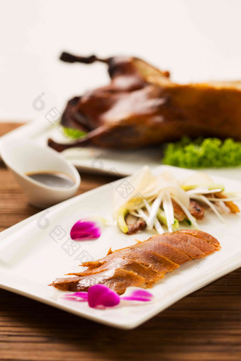 北京烤鸭食品饮食健康食物高清影相
