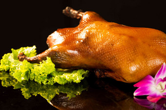 北京烤鸭食品诱惑饮食产业摄影图