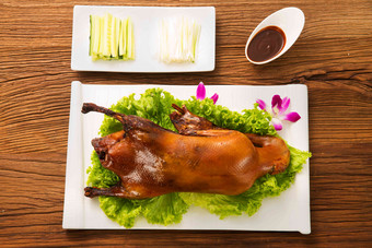 北京烤鸭特写鸭肉肉氛围场景