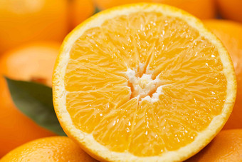 橙子新鲜健康的堆叠高质量照片