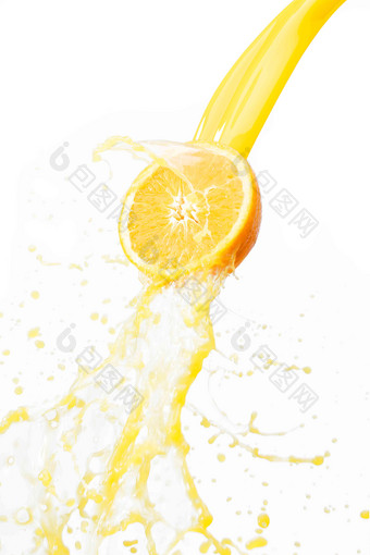 橙子饮料清新写实相片