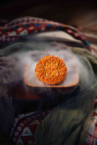中秋节月饼创意拍摄健康食物高清拍摄