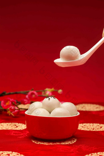 汤圆中国饮食彩色图片镜头