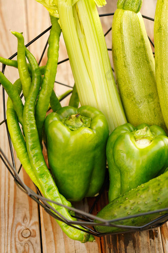 新鲜<strong>蔬菜蔬菜青椒</strong>丰富食材高端影相