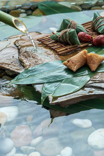 粽子中国食品垂直构图摄影写实影相