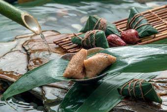 粽子传统文化流水食物影相